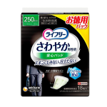 ライフリ－　さわやか男性用安心パッド　一気に出る時も安心用　２５０ｃｃ　１８枚