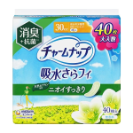 チャームナップ　吸水さらフィ　少量用　消臭タイプ　昼用ナプキンサイズ　無香料　30cc　23cm　40枚
