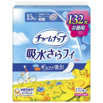 チャームナップ　吸水さらフィ　昼用ナプキンサイズ　１５ｃｃ　少量用スリム　１９ｃｍ　パウダーの香り　１３２枚入