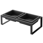 タワー　フードボウルスタンドセット　トール　ブラック