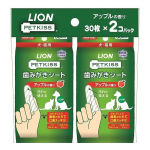 PETKISS　歯みがきシート　アップルの香り　３０枚×２個パック