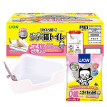 ライオンペット コンパクトコーナー猫 トイレ子猫お迎え応援セット