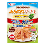 ペティオ　おなかにうれしい　無添加　ふんわりササミ　スティックタイプ　野菜入り　１００ｇ