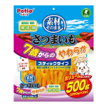ペティオ 素材そのまま さつまいも 7歳からのやわらか スティックタイプ 500g
