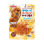 ペティオ　かわいくたべちゃう！　ササミ巻き　ふっくらおこめスティック　１０本入
