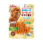 ペティオ　かわいくたべちゃう！　ササミ巻き　ふっくらおこめスティック　野菜入　１０本入