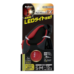 ペティオ　犬用 伸縮引ひも　リールリード　ナイトウォーカーＥＸ　Ｓ・Ｍ　～15kg　レッド