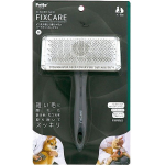 ペティオ 犬猫用 フィックスケア ピン先が優しく握りやすい ハードスリッカーブラシ M