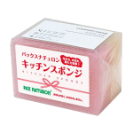 パックスナチュロン　キッチンスポンジ　紅白（ピンク・ナチュラル）　２個組
