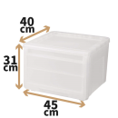カバゾコ 45深型 クリア