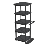 天馬　プロフィックス　くつ置けるん棚　５段　ブラック