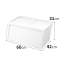 カバコ　モノ　ワイドＭ　ホワイト