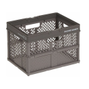 プロフィックス　 折りたたみバスケット　ハンドル付き　S　グレー