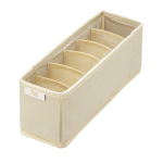 フィッツ　せいとんボックス　アイボリー　Ｓ　（仕切り６マス）