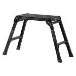 アルミ 作業台　２段　ブラック