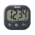 タニタ　抗菌でか見えタイマー　ダークグレー