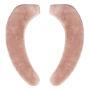 貼るだけ　消臭　ふかふか便座シート　ピンク