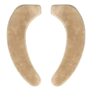 貼るだけ　消臭　ふかふか便座シート　ブラウン