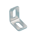 ステンレス金折れ　長穴　２５Ｘ２５