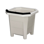 花と野菜のプランター　３００型　ホワイト