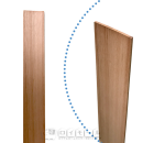 工作用　ユーカリ板材　約３×６０×９００ｍｍ　１枚