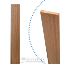 工作用　ユーカリ板材　約５×３０×９００ｍｍ　１枚