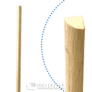 工作用　加工棒　四半割　１本