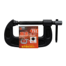 高儀　GISUKE　鍛造　Ｃ型クランプ　ブラック　７５ｍｍ