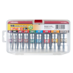 ベッセル　剛鍛セミロングソケット　９本組