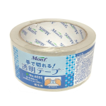 Ｍｏｎｆ　手で切れる！　透明テープ　梱包用　４８ｍｍ×５０Ｍ