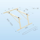 日晴金属キャッチャー　　傾斜屋根直角用　Ｃ－ＬＧ