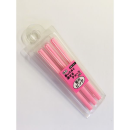 祥碩堂　書いたあとに消せるチョーク　替え芯３本組　蛍光ピンク