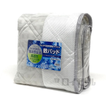 ひんやり強冷感＆メッシュ　敷パッド　シングルサイズ　グレー