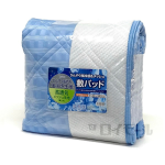 ひんやり強冷感＆メッシュ　敷パッド　ダブルサイズ　ブルー