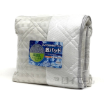 ひんやり強冷感＆メッシュ　敷パッド　ダブルサイズ　グレー