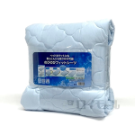 のびのびフィットシーツ　セミダブルサイズ　ブルー