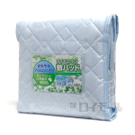 さわやか　アイスコットン 敷パッド　シングルサイズ　ブルー