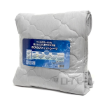 のびのびフィットシーツ　シングルサイズ　グレー