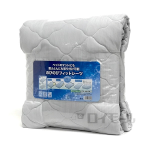 のびのびフィットシーツ　セミダブルサイズ　グレー