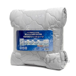 のびのびフィットシーツ　ダブルサイズ　グレー