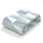 あぜ織り おぼろタオルケット　グレー