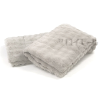 ラビットファータッチ毛布　シングルサイズ　ベージュ