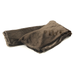 かるふわシルキータッチ　軽量ふんわりやわらか一重毛布　シングルサイズ　ブラウン