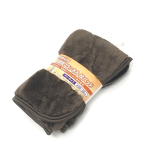 高密度フランネル 枕パッド ダークブラウン