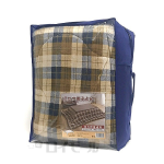 こたつ掛ふとん　長方形　フランネルチェックネイビー　１９０×２４０　ＮＶ