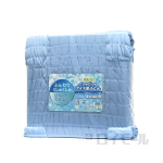 くしゅくしゅアイス肌ふとん　ネイビー　シングル　　約１４０×１９０ｃｍ