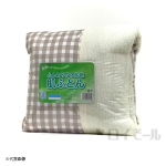 ふんわりタオル地　肌ふとん　シングルサイズ　チェック　ブラウン