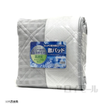 ひんやり強冷感＆メッシュ敷パッド　シングルサイズ　グレー