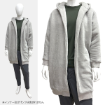 とろふわボリューム　着る毛布　グレー　男女兼用