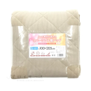 ２つの素材が使える　リバーシブル敷パッド　Ｓ　約１００×２０５ｃｍ　ベージュ